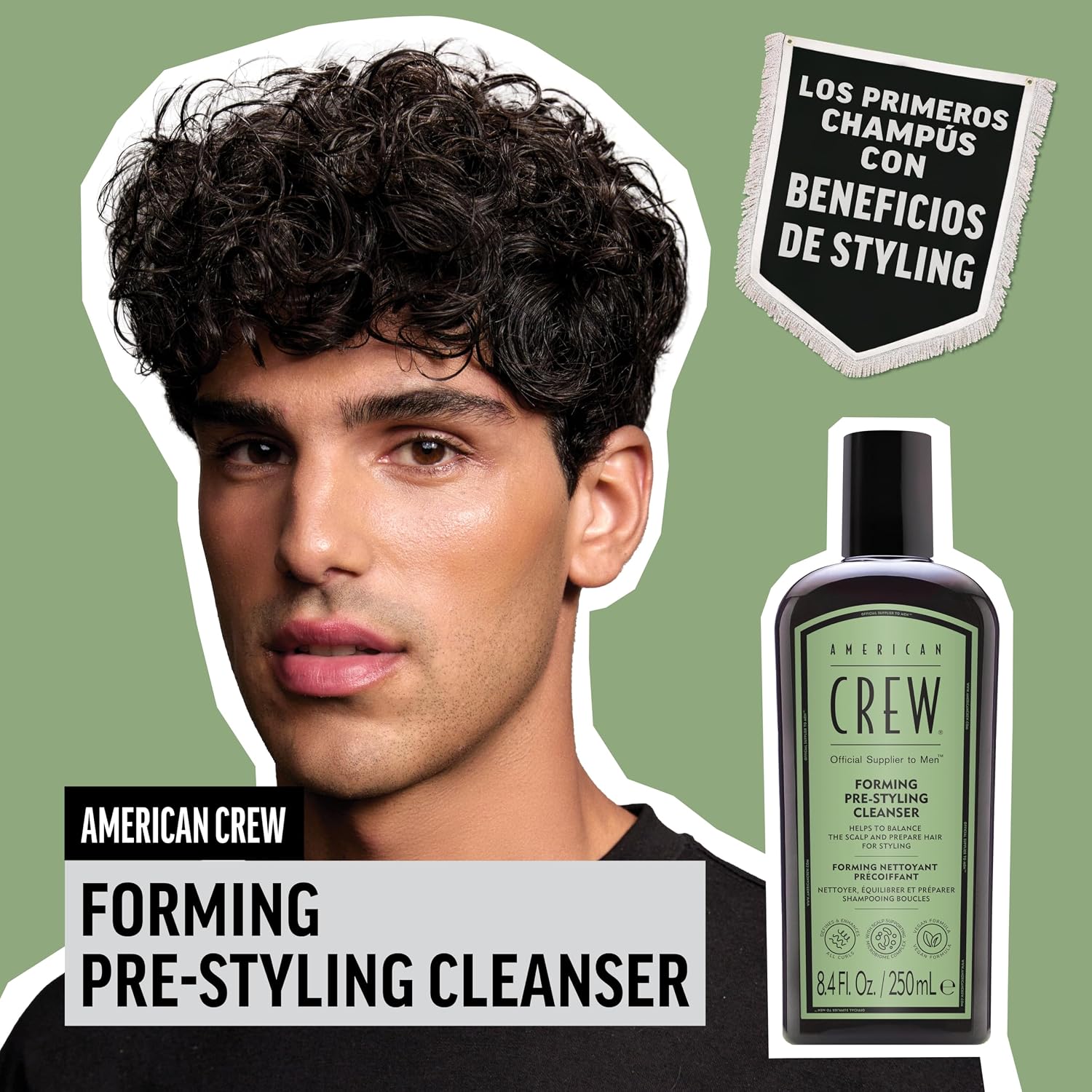Thumbnail 1 de American Crew Forming Pre-Styling Cleanser 💇‍♂️ 250ML