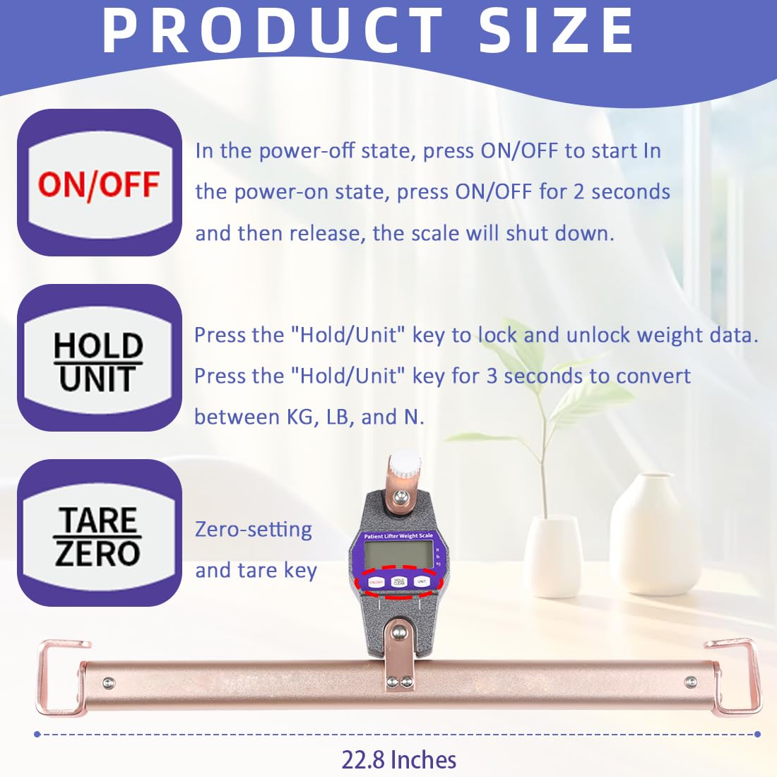 Thumbnail 4 de EZ Patient Lift Scale, 230 kg