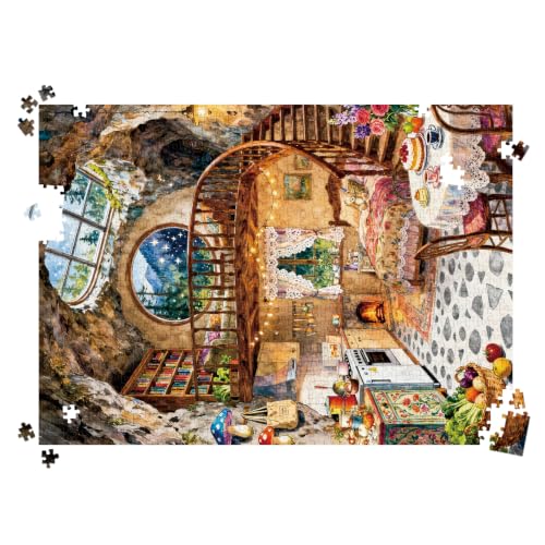 Thumbnail 7 de HUADADA Puzzle 1000 Teile – Erwachsenes Felsenheim, 70 × 50 cm