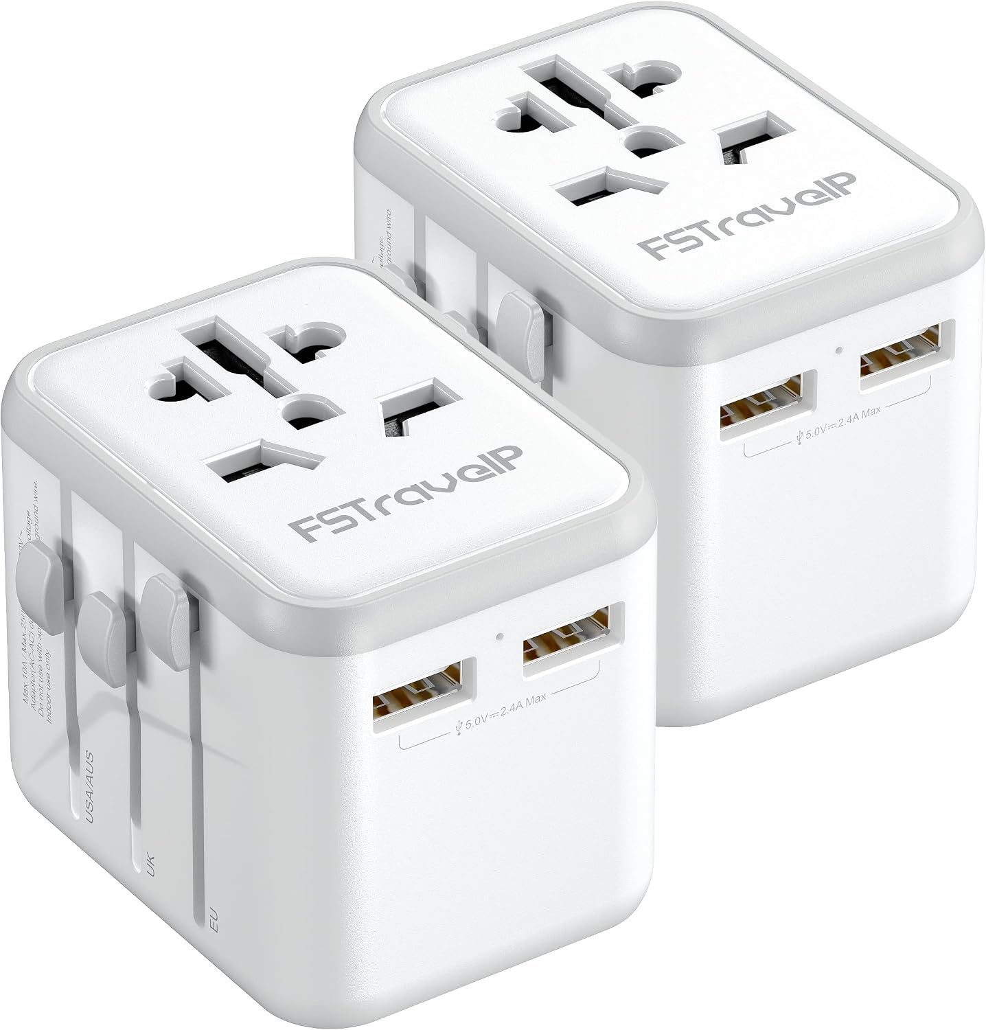 Detalle de FSTravelP 2 Pack Universal Travel Adapter 10A