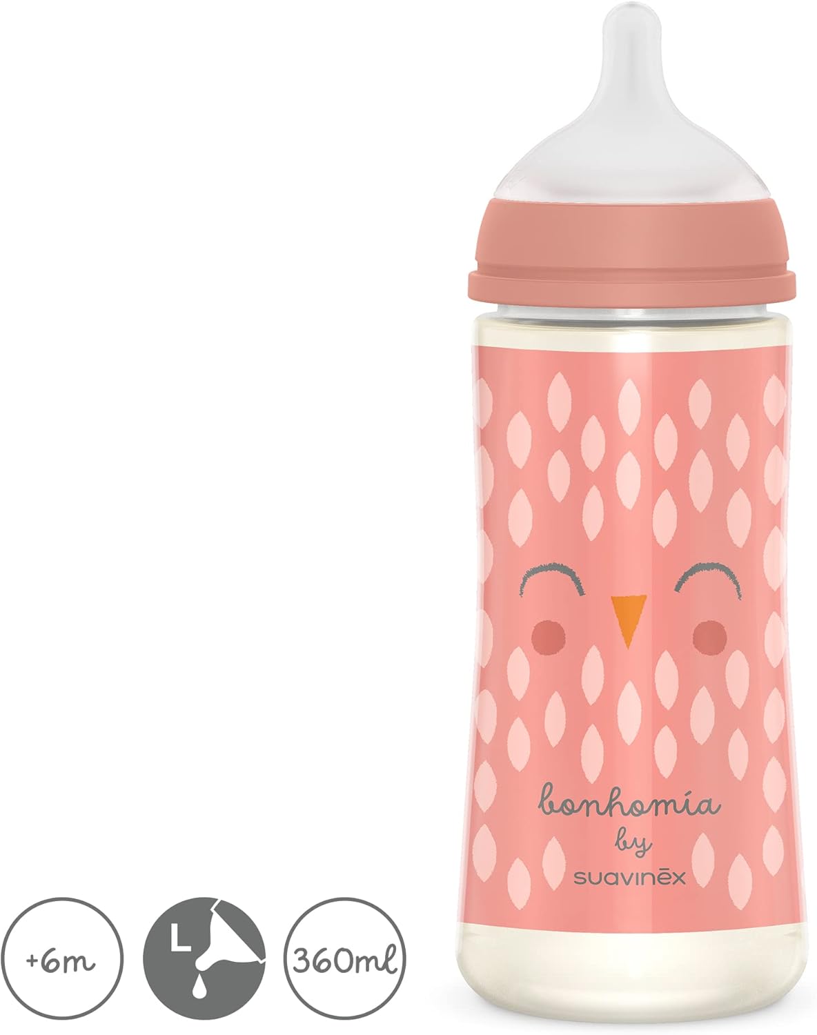 Detalle de Suavinex Cadeau Naissance Welcome Baby : coffret 4 biberons et accessoires rose