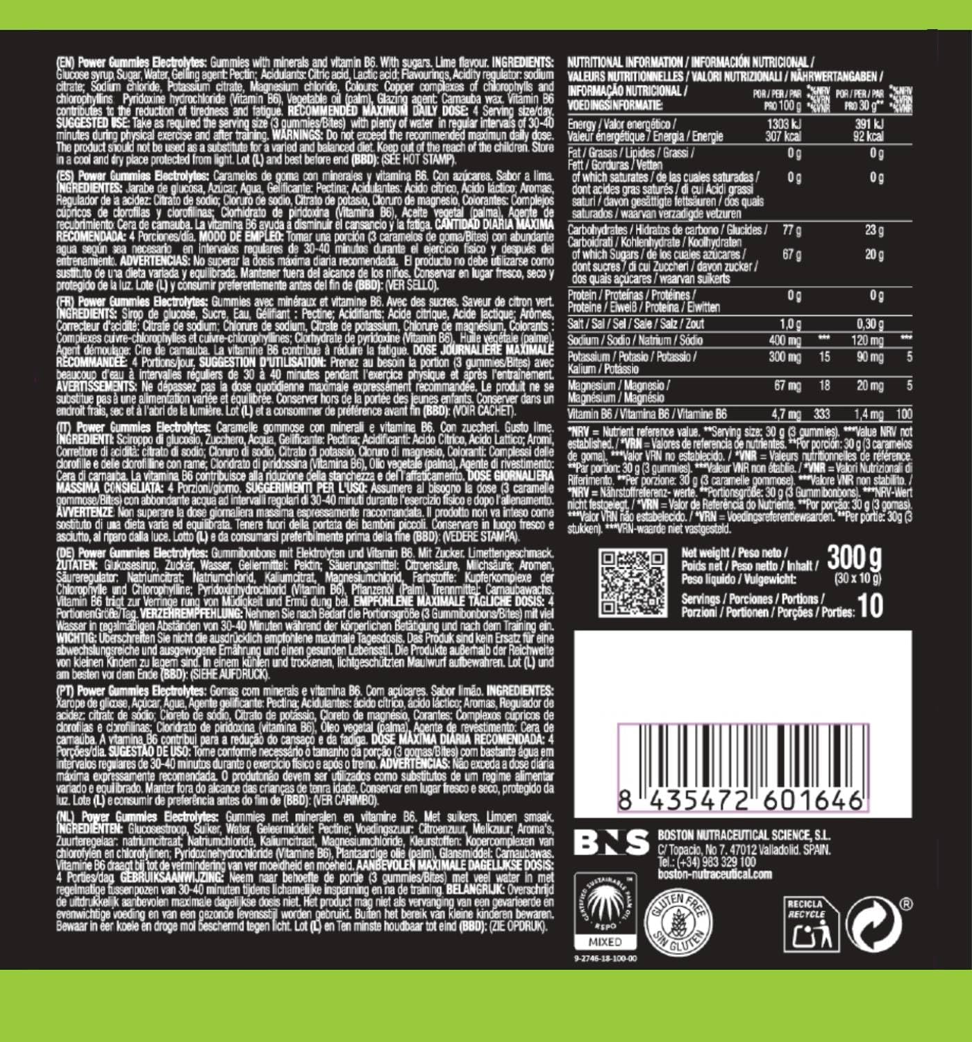 Thumbnail 6 de VITALDIN SPORT Power Gummies Electrolytes – Vegane Elektrolyt-Gummis für Ausdauer und Performance