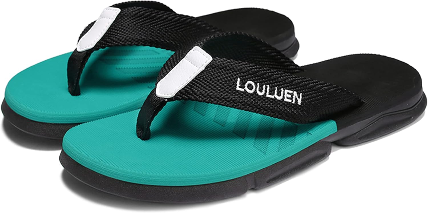 Thumbnail 4 de CELANDA Flip-On Zehentrenner Herren – Strand- & Freizeitflip-Flops (EU 35–45), Grün, Größe 42