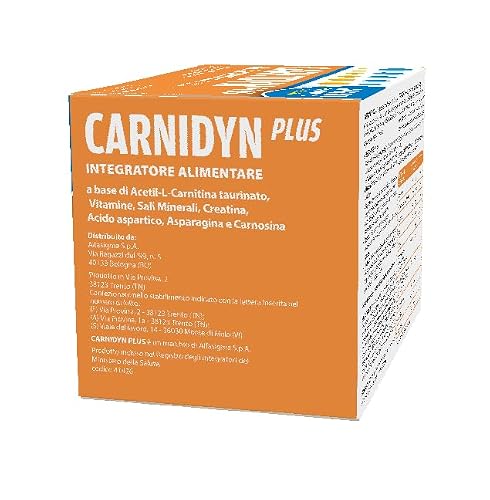 Thumbnail 6 de Carnidyn Plus Integratore Alimentare con Carnitina, Zinco e Vitamina B5 – Bustine gusto Arancia