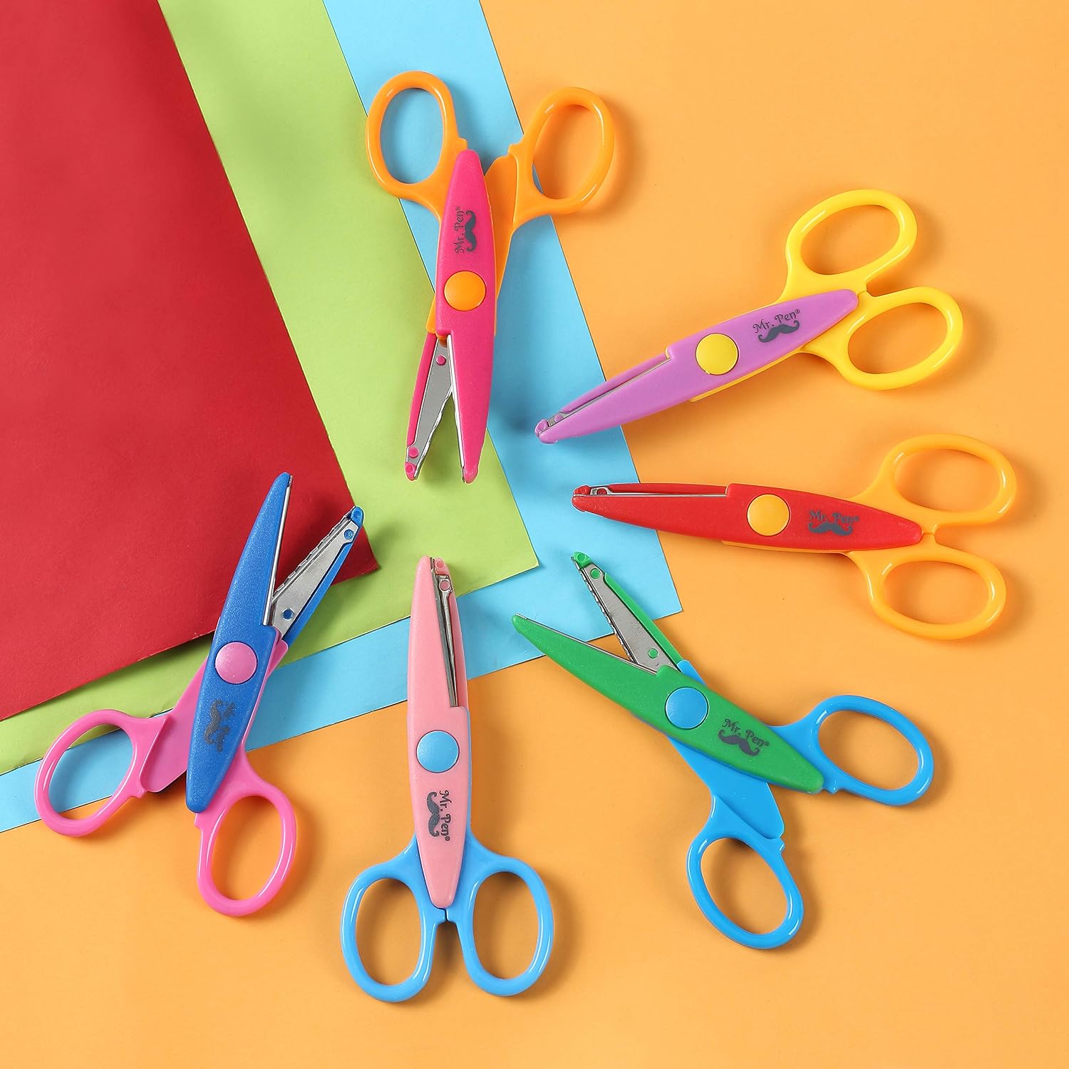 Thumbnail 5 de Mr. Pen Decorative Edge Craft Scissors, 6-Pack