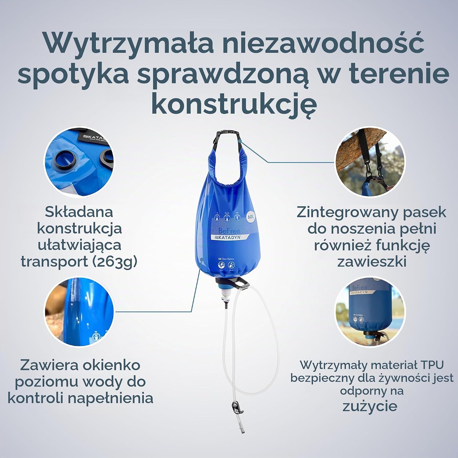 Detalle de Katadyn BeFree Gravity Filter 6 l – filtr grawitacyjny 0,1 µm