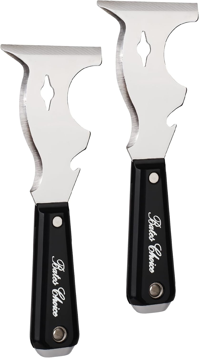 Detalle de Bates Choice JEOP002B419VQ 10-in-1 Paint Scraper Set, Stainless Steel, 2-Piece