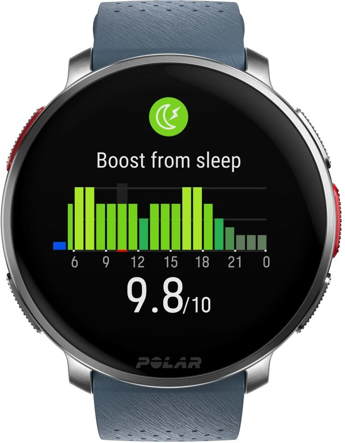 Thumbnail 11 de Polar Vantage V3 Silber/Blau 47 mm