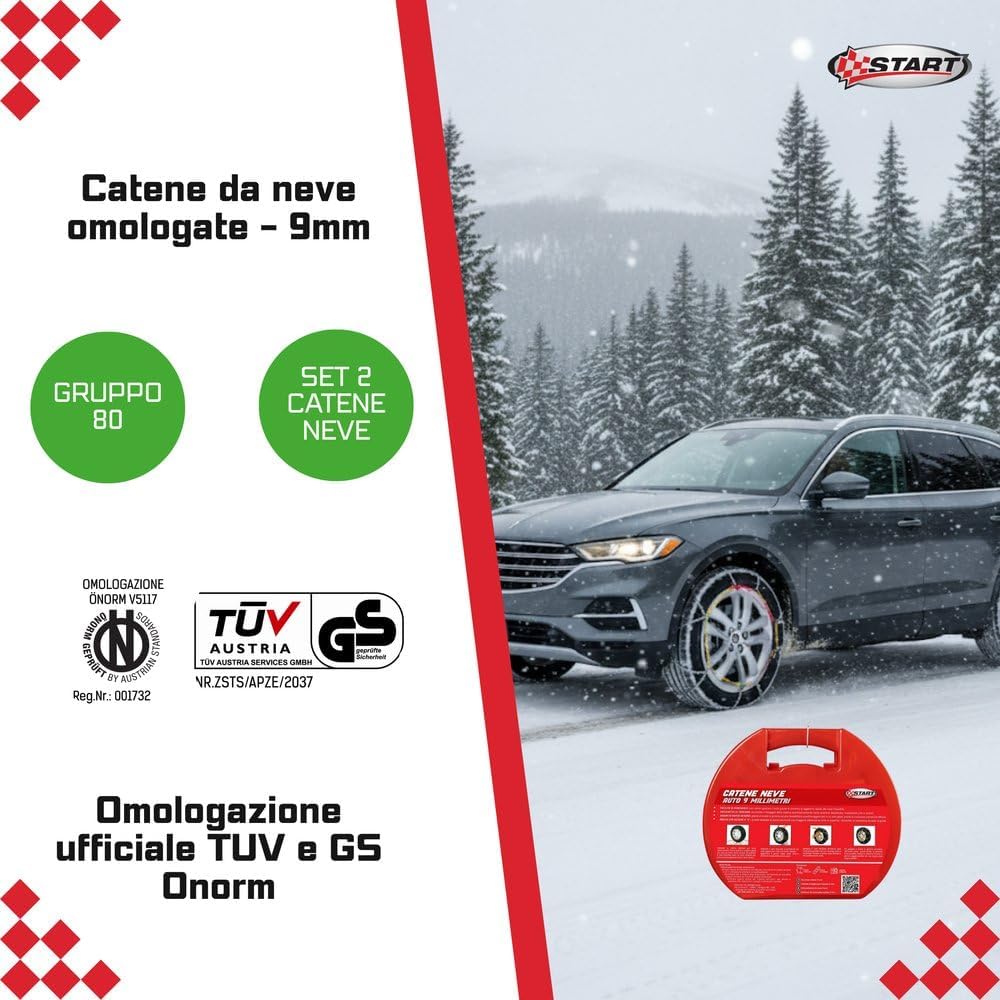Thumbnail 1 de CATENE NEVE START 9 MM Gruppo 80