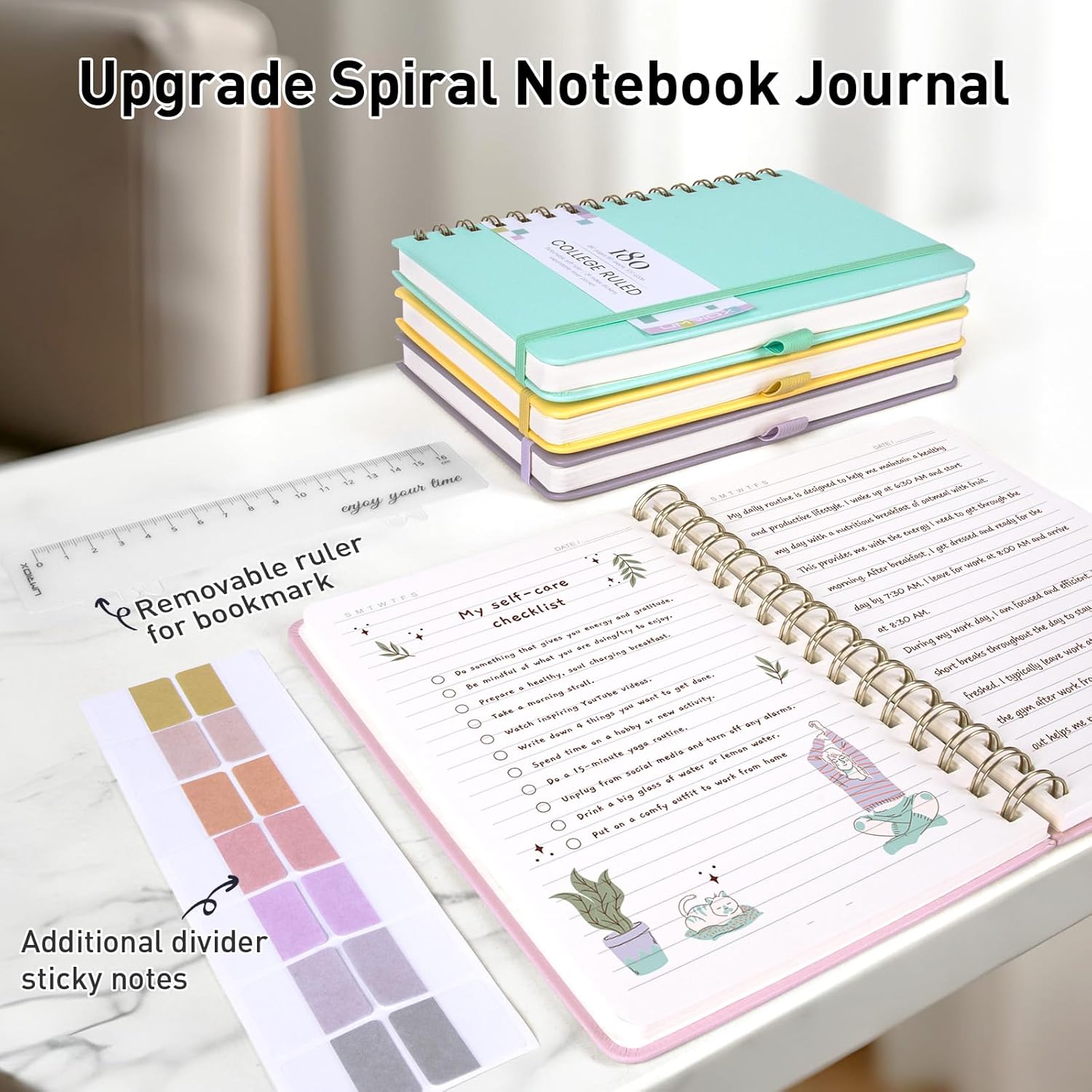 Thumbnail 6 de Umriox B5 Wirebound Notebook (B5, 180 Pages, 100gsm, Pocket) – Red