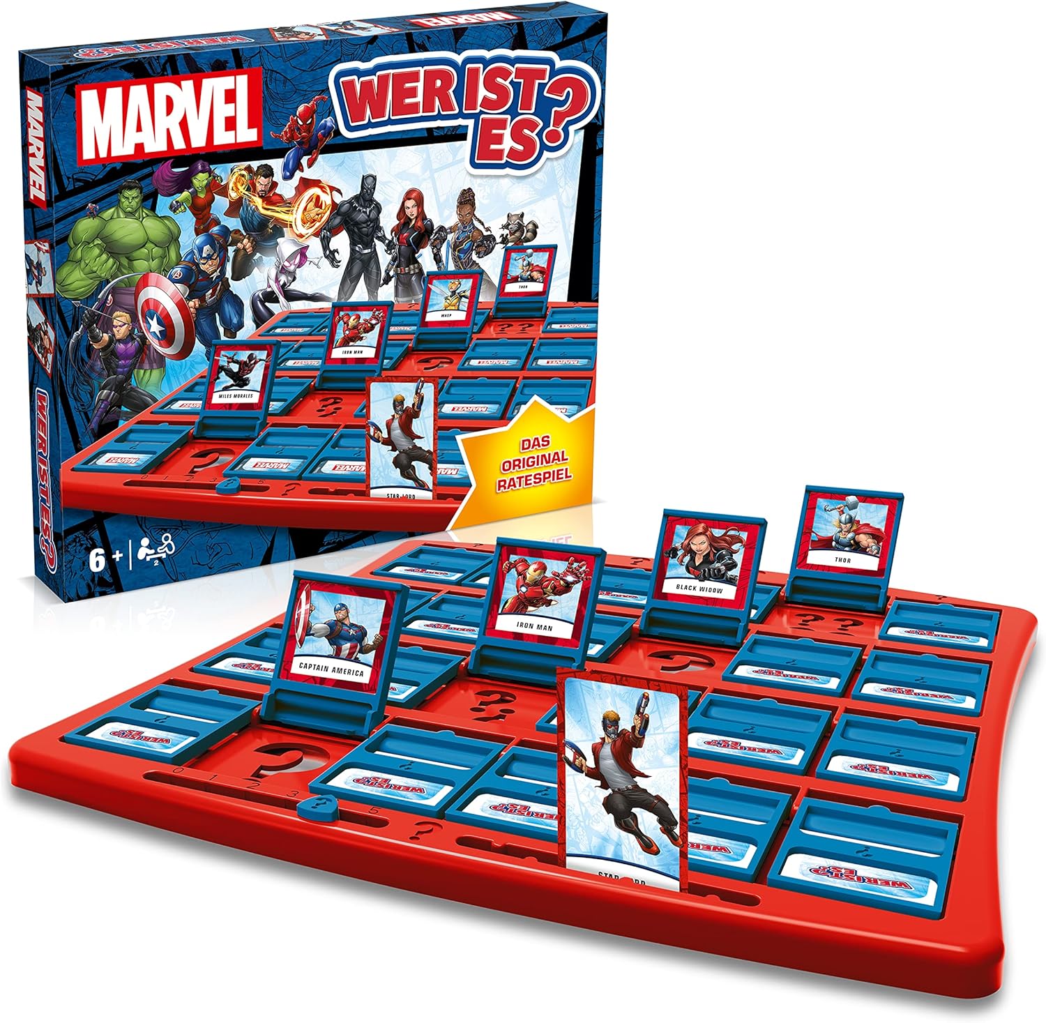Detalle 2 de Winning Moves Wer ist es? Marvel Edition 24 Charaktere