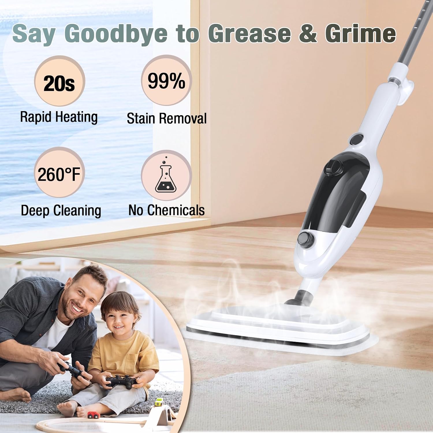Detalle 2 de Sprobil 11-in-1 Steam Mop