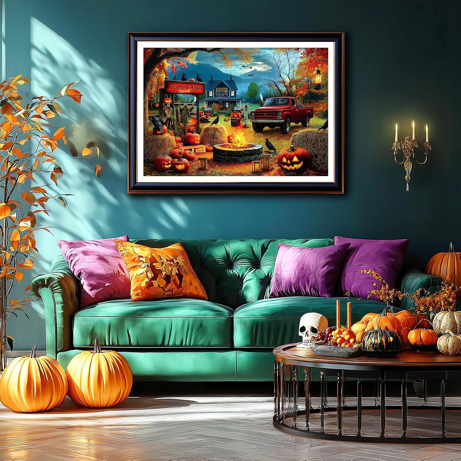 Thumbnail 3 de PuzzOne BFJIUJIU-00316 Halloween 1,000-Piece Jigsaw Puzzle, 27.5 x 19.7 in.