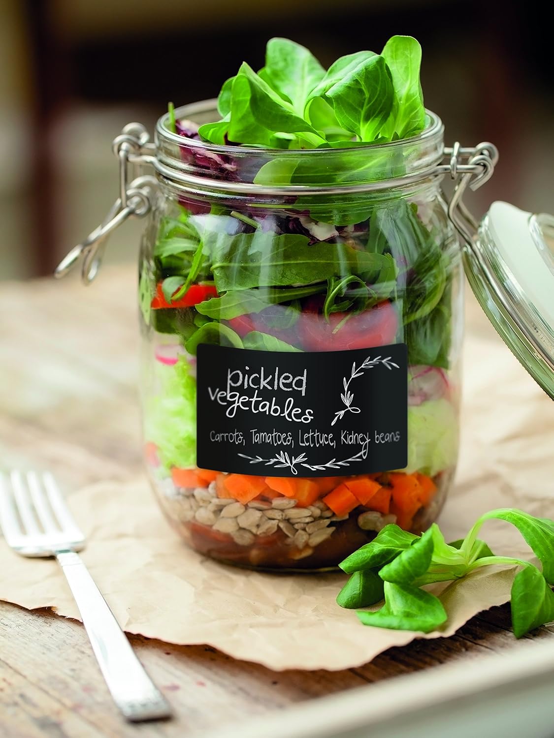 Thumbnail 1 de Securit CS-RECT-8 stickers tableau noir 8,5×5 cm 🏷️