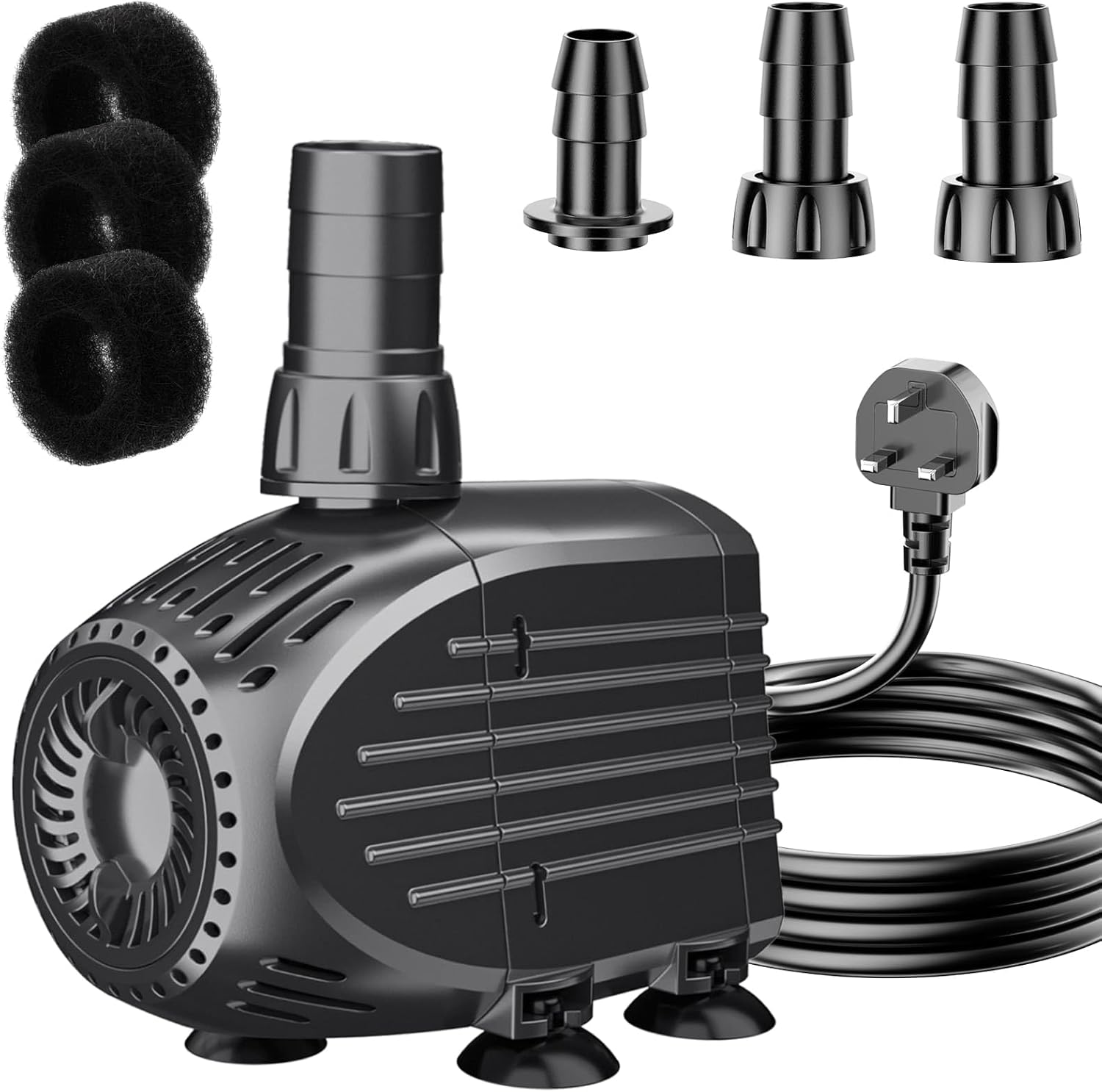 Detalle de Biling Submersible Pump for Dirty Pond Water (60W, 3200 L/H) with Filter