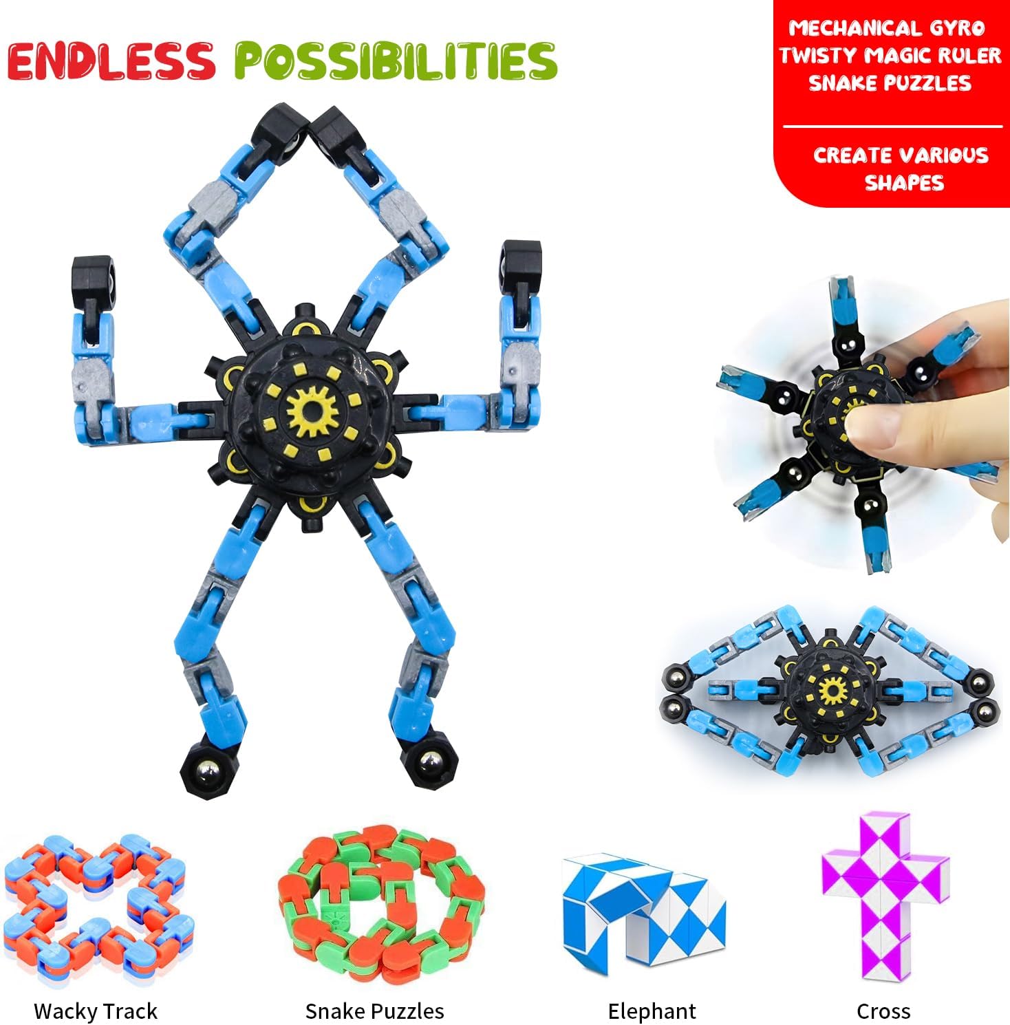 Thumbnail 2 de Nestling 50 Pcs Fidget Toys Pack: A Practical Sensory Set for Stress Relief and Focus