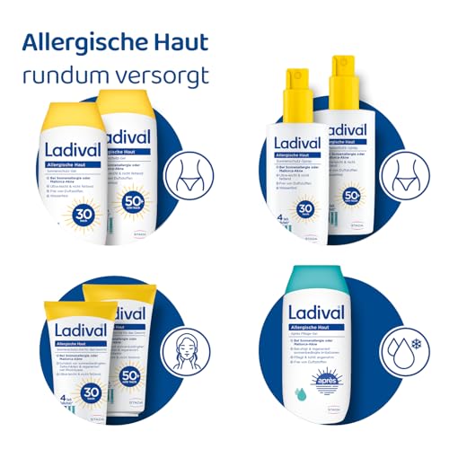 Thumbnail 10 de Ladival Allergische Haut Sonnencreme LSF 50+ Gel – 250 ml für sensible Haut