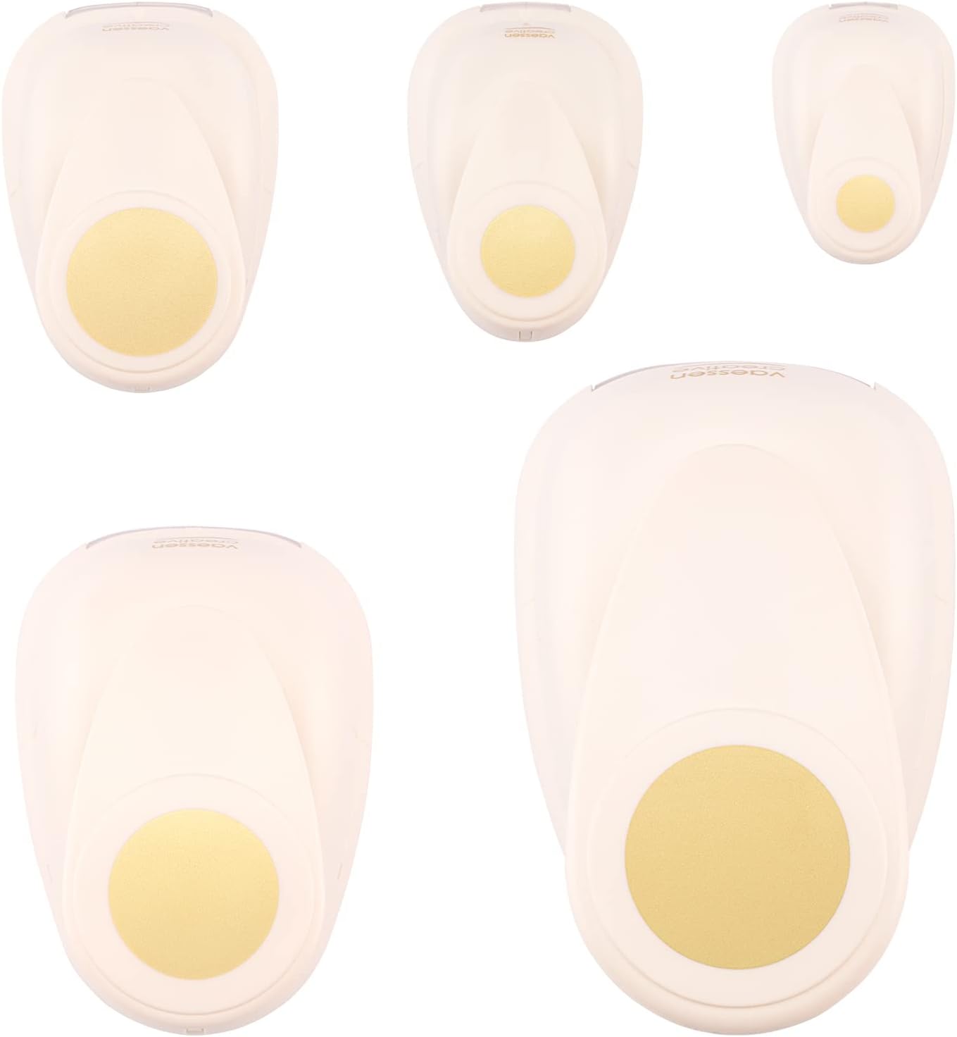 Detalle de Vaessen Creative Perforatrices Cercle – Lot de 5 cercles pour scrapbooking et BUJO