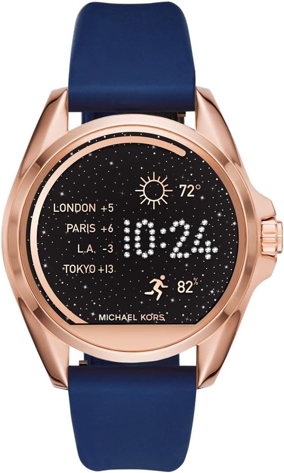 Thumbnail 1 de Michael Kors Bracelet Femme 18 ou 22 mm en Silicone pour Access Bradshaw – Compatible MK Access