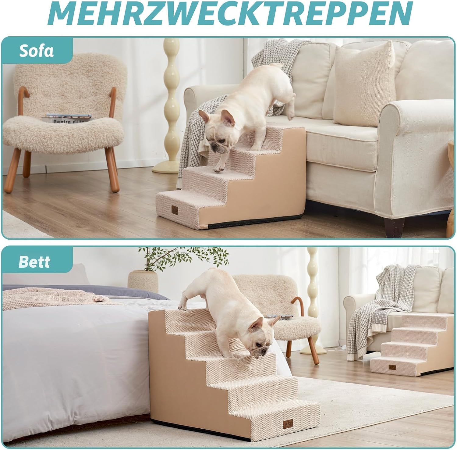 Thumbnail 6 de COZY KISS Hundetreppe 60 cm, 5 Stufen
