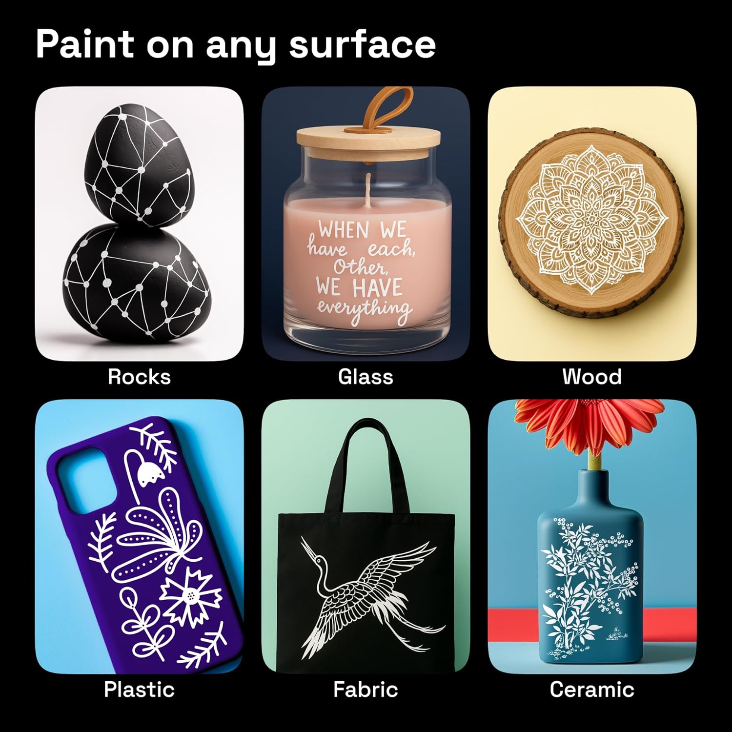 Thumbnail 2 de ARTISTRO 5 White Paint Pen for Glass Marking ⚙️