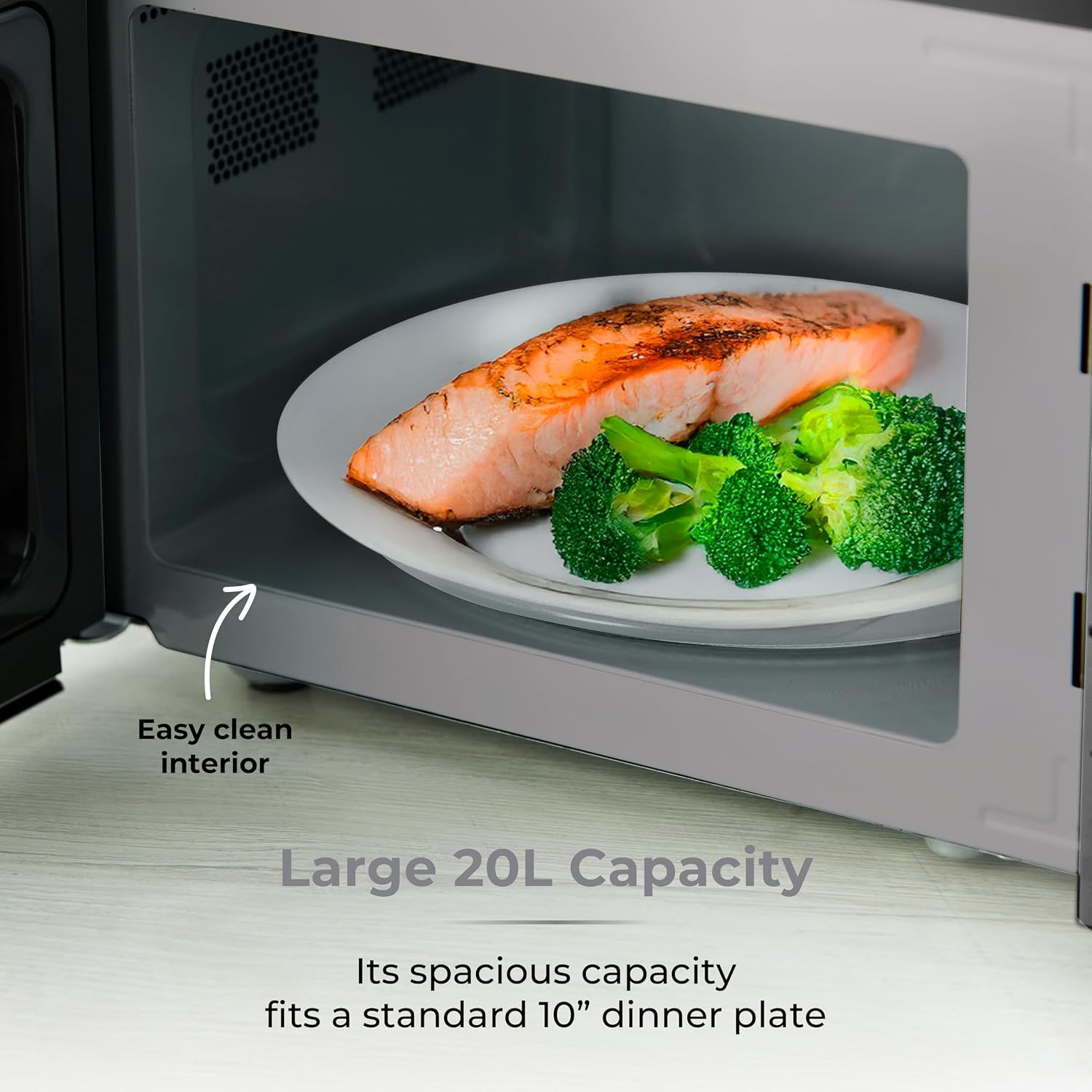 Thumbnail 3 de Tower T24042BLK Manual Microwave 800W