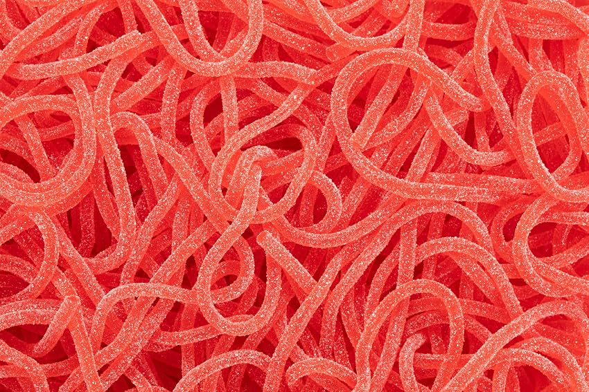 Detalle 2 de Haribo Spaghetti Fresa 225 unidades 🍬