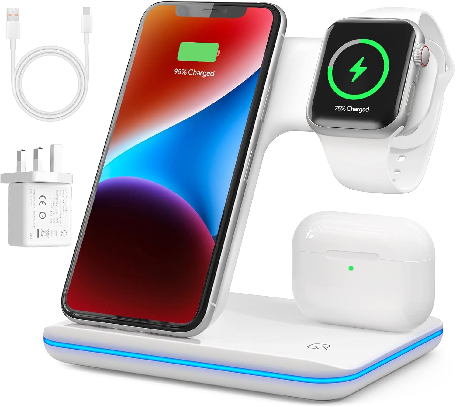 Detalle de 3 in 1 Wireless Charging Station