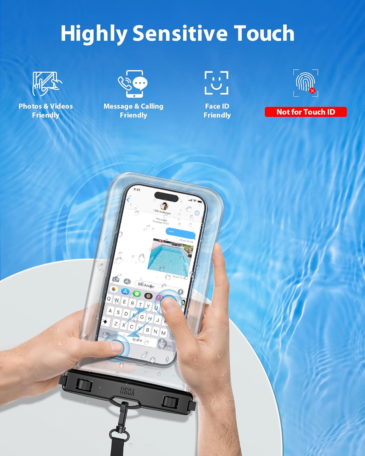 Thumbnail 4 de YOSH Waterproof Phone Pouch IPX8 30m