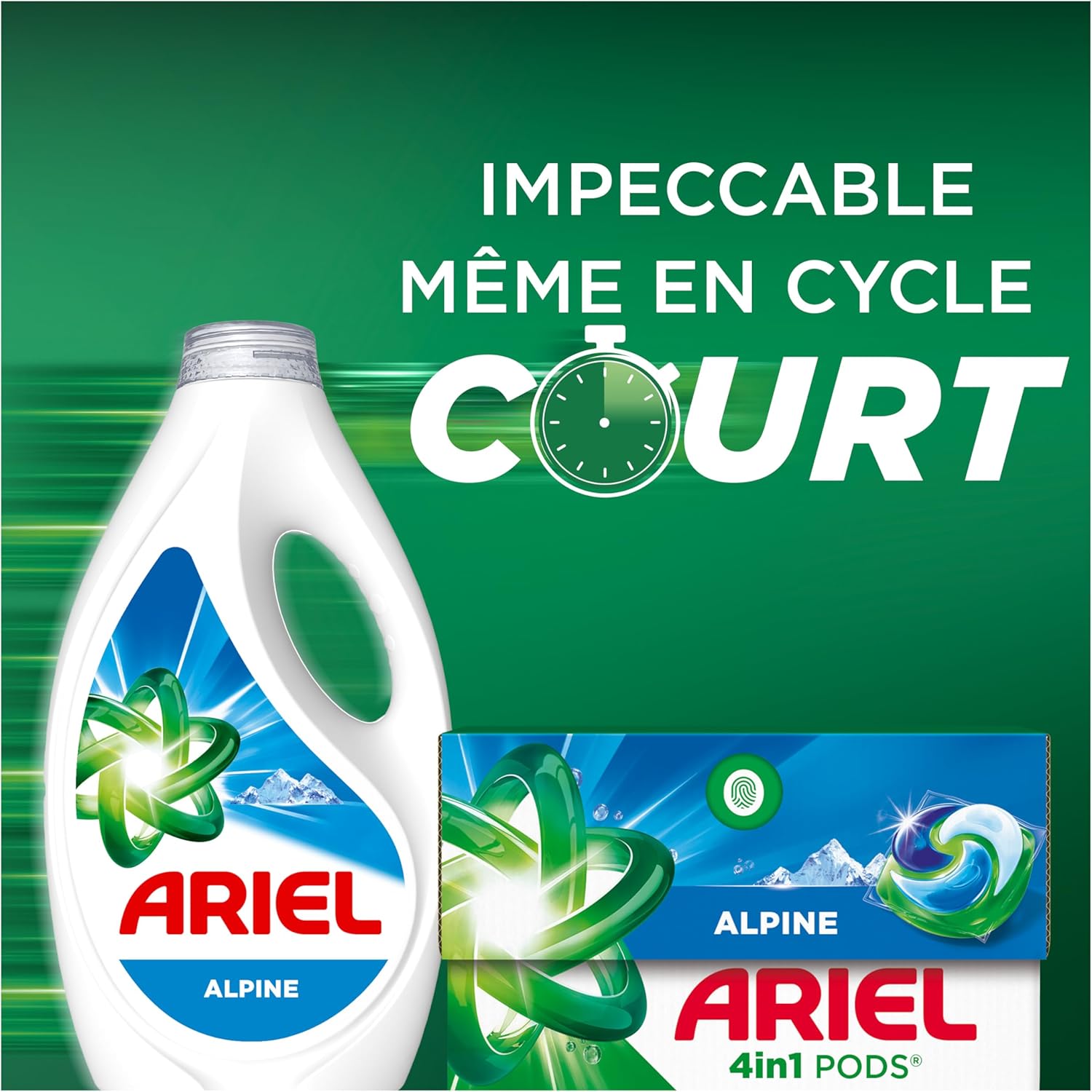 Thumbnail 2 de ARIEL LIQUIDE ALPINE 50D — Détachant liquide fabriqué en France