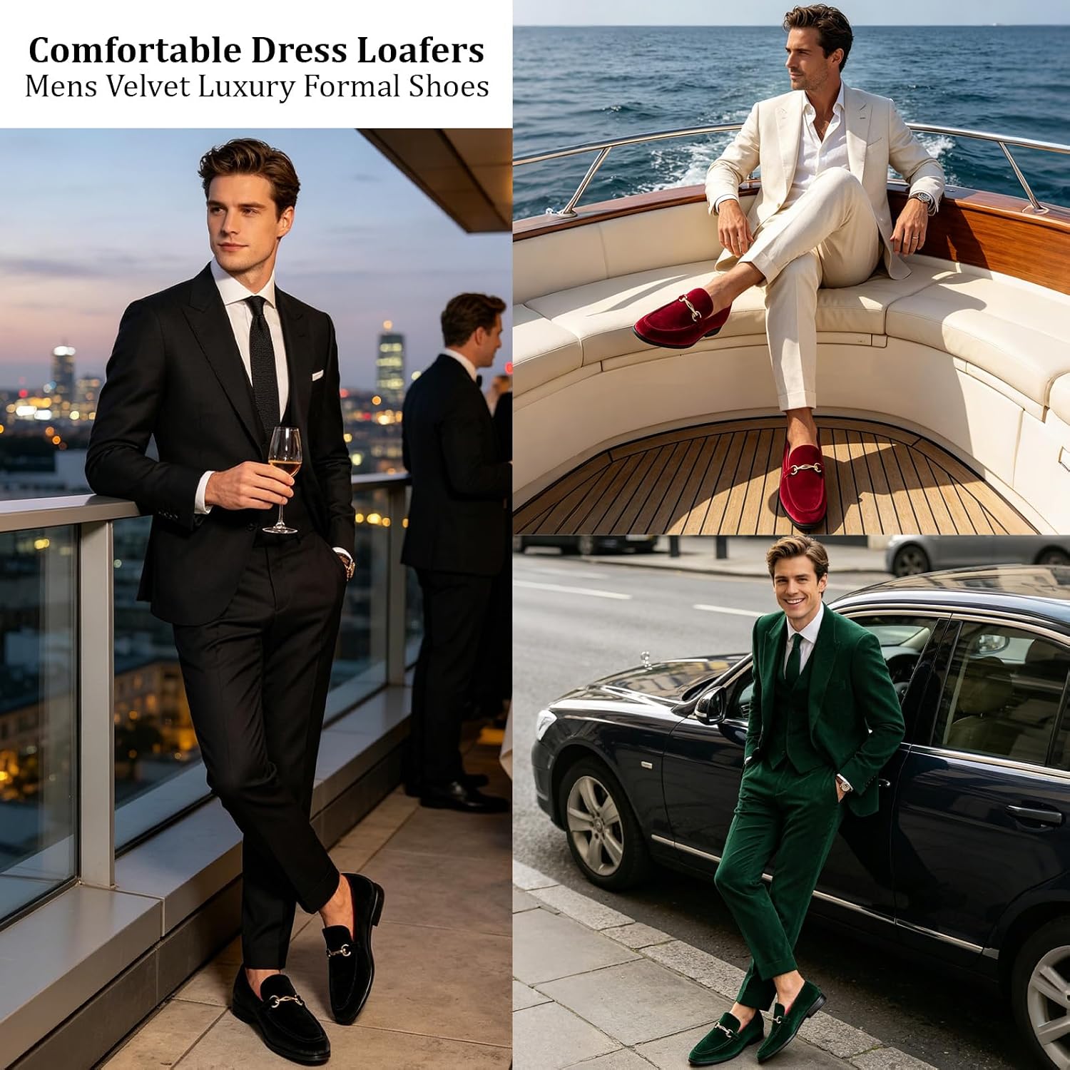 Detalle 2 de Men’s Velvet Loafers