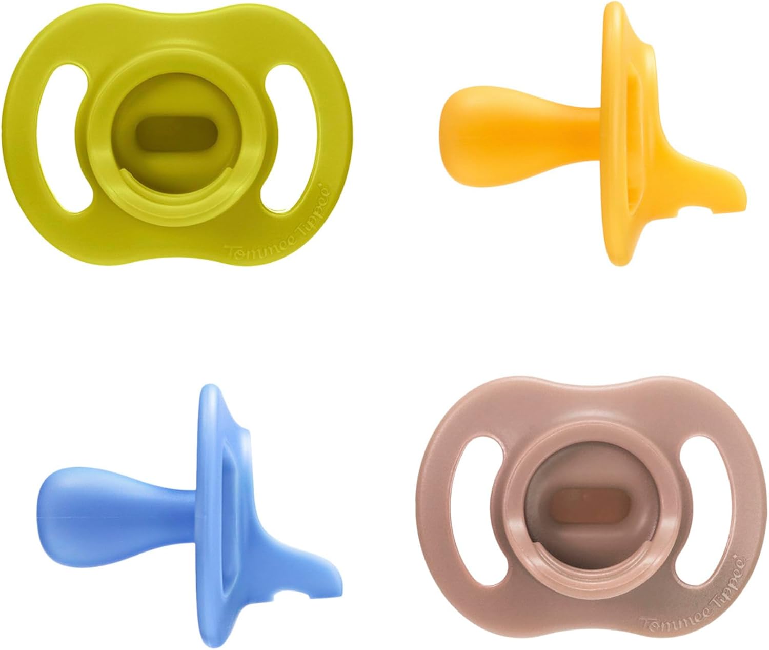 Detalle de Tommee Tippee Ciuccio Ultra-light StayPut 6-18 mesi – confezione da 4, monoblocco in silicone ortodontico