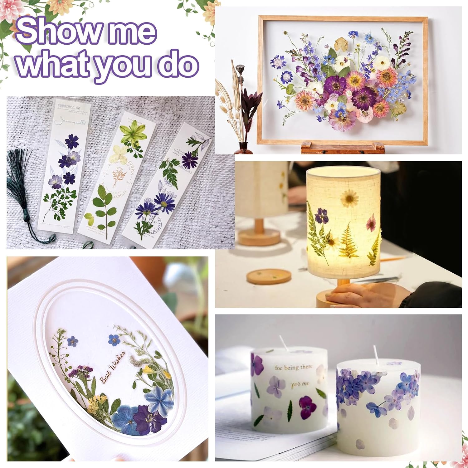 Thumbnail 2 de Suziko Großes Blumenpressen-Set (Blumen- und Pflanzenkonservierungs-Set) mit Blattpresse, 27,5 x 17,5 cm