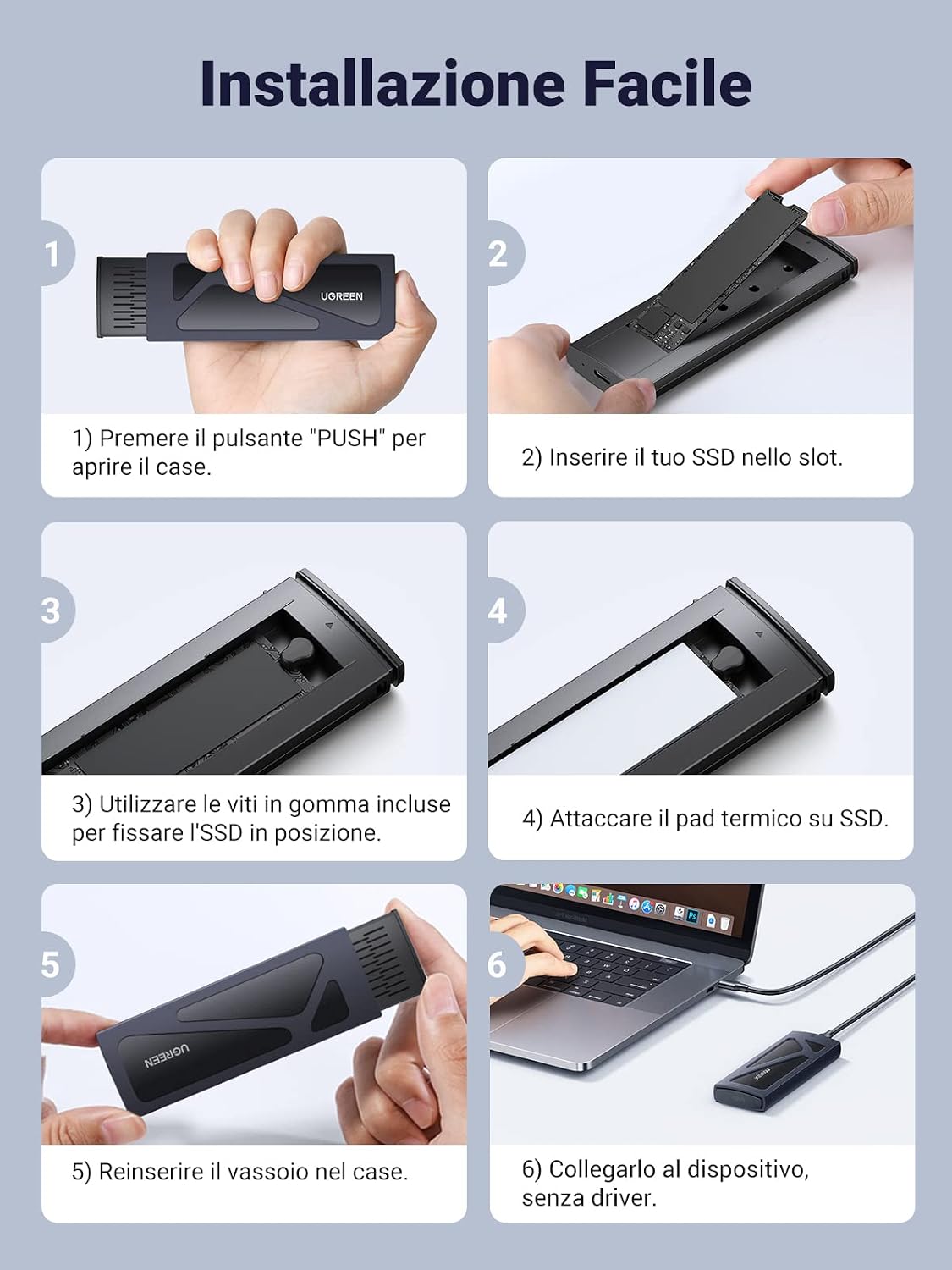 Thumbnail 6 de UGREEN Case SSD NVMe USB 3.2 10Gbps