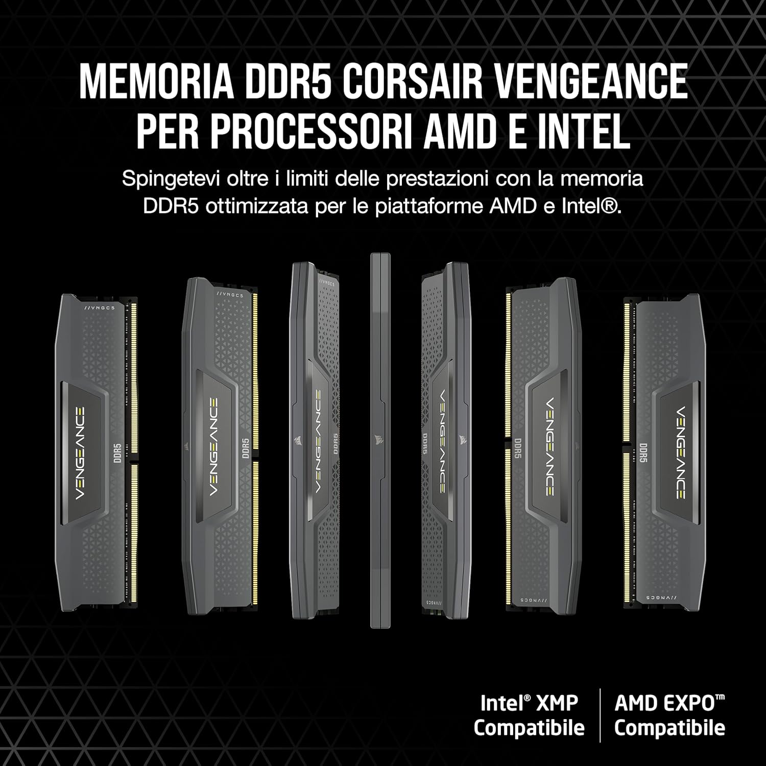 Detalle 2 de Corsair Vengeance DDR5 16GB 5200MHz RAM