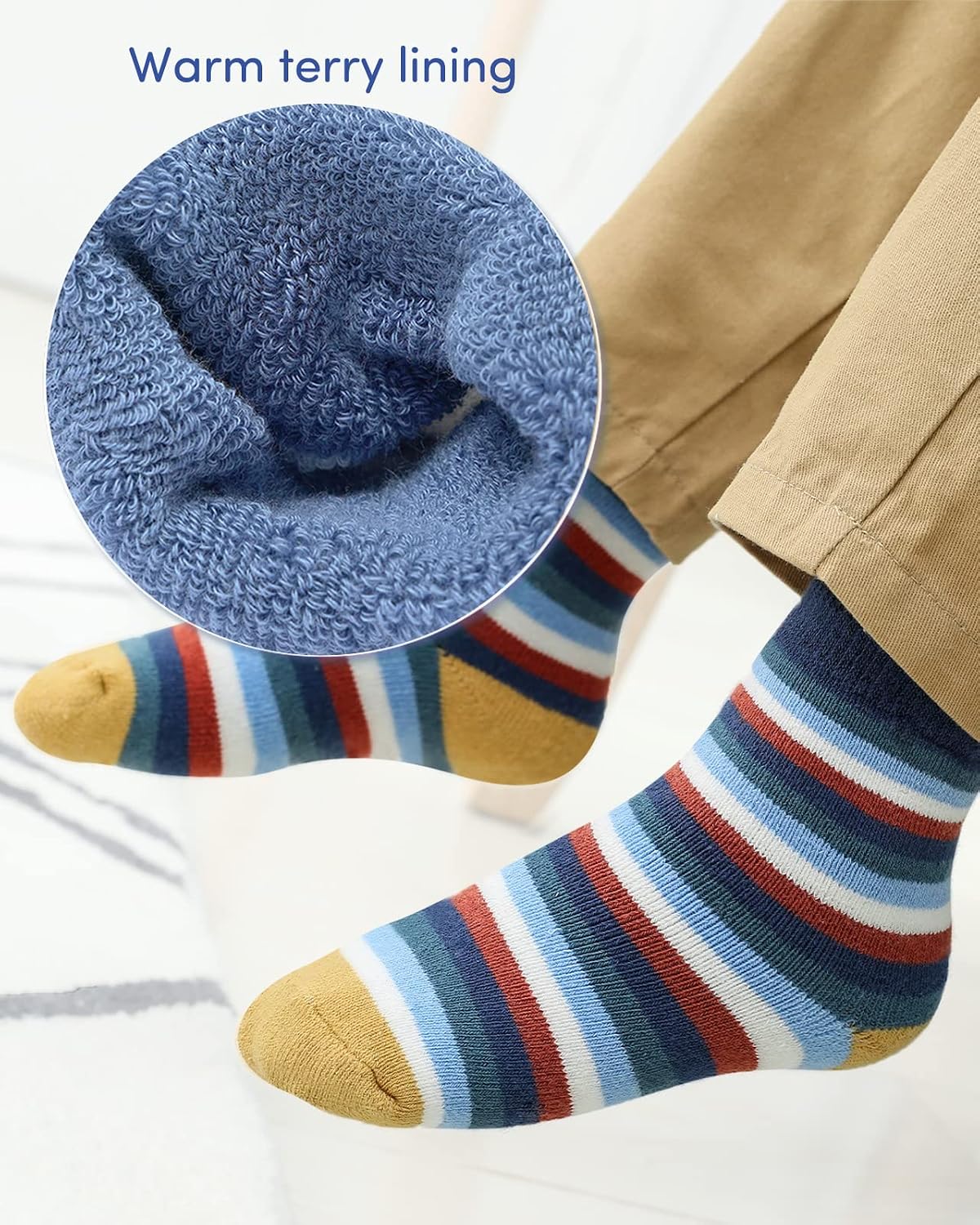 Detalle de Adorel Thermosocken 5er-Pack Jungen