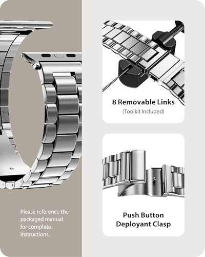 Thumbnail 3 de Fullmosa Metal Band for Apple Watch 45mm