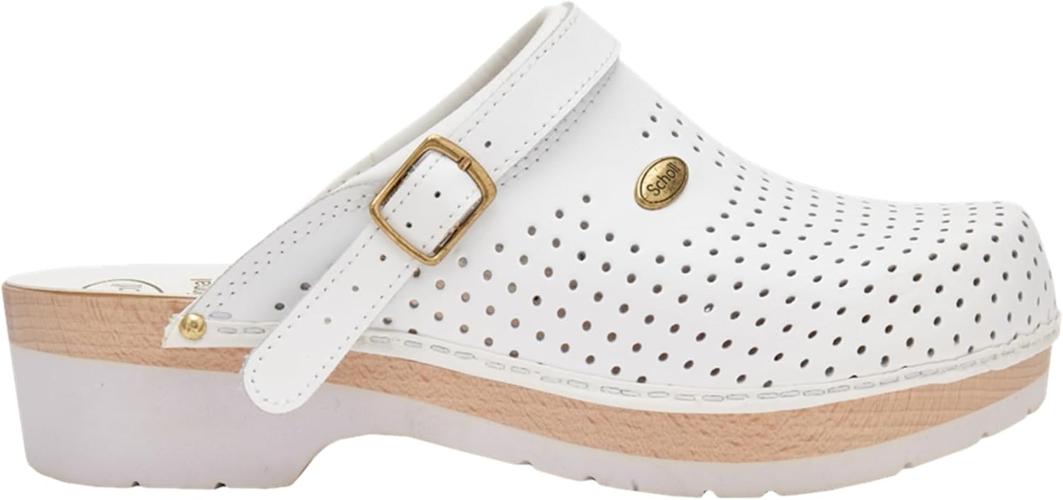 Detalle 2 de Scholl Clog Supercomfort Homme – Semelle en bois anatomique et dessus perforé