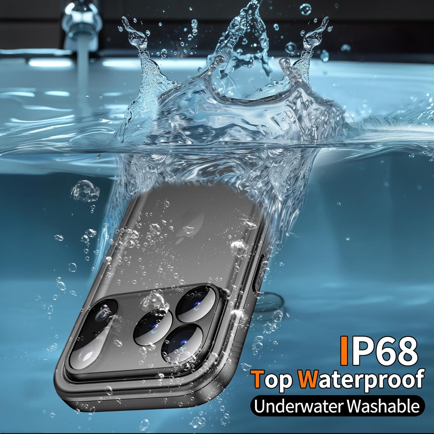 Thumbnail 3 de Cozycase TOP Military Protective IP68 Waterproof Case for iPhone 17 Pro (Heavy-Duty 360 Shockproof)