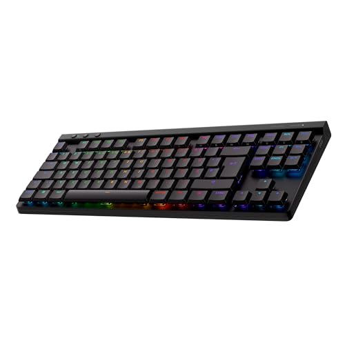 Detalle de Logitech G G515 LIGHTSPEED TKL Kabellose Gaming-Tastatur – QWERTZ, Schwarz (Braune GL-Switches)