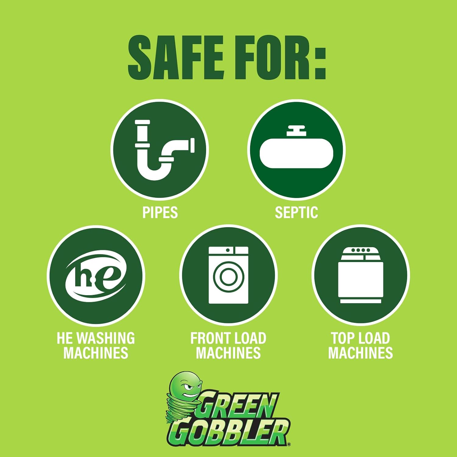 Thumbnail 5 de Green Gobbler G8075 Washing Machine Cleaner Tablets, 28 Count, Pipe & Drain Care