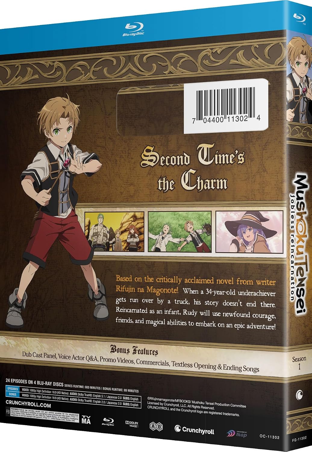 Detalle de Mushoku Tensei: Jobless Reincarnation Season 1 Blu-ray
