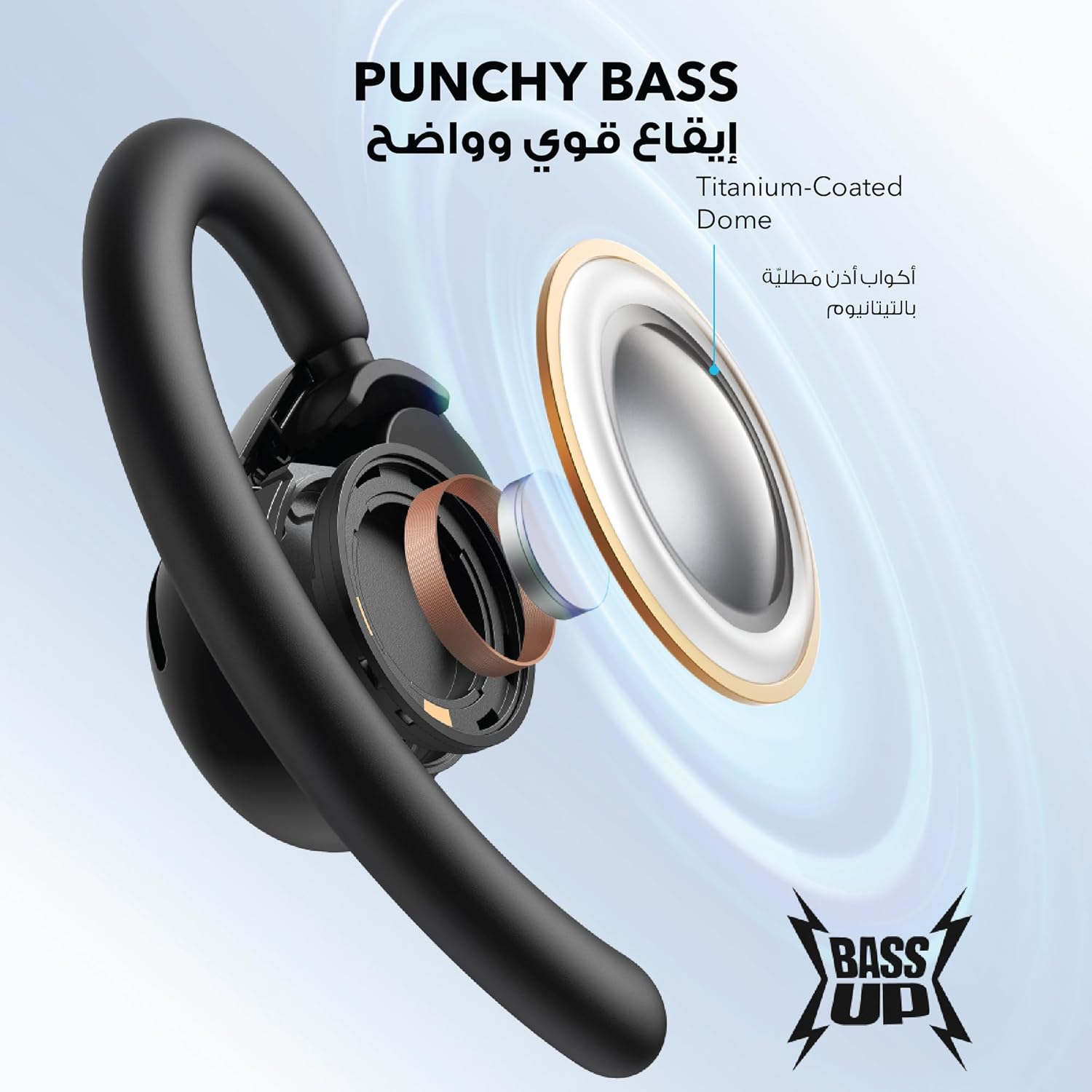 Thumbnail 5 de soundcore Anker V20i Open Ear Headphones – Refurbished, stilvoller Open-Ear Komfort, 36 Std. Laufzeit