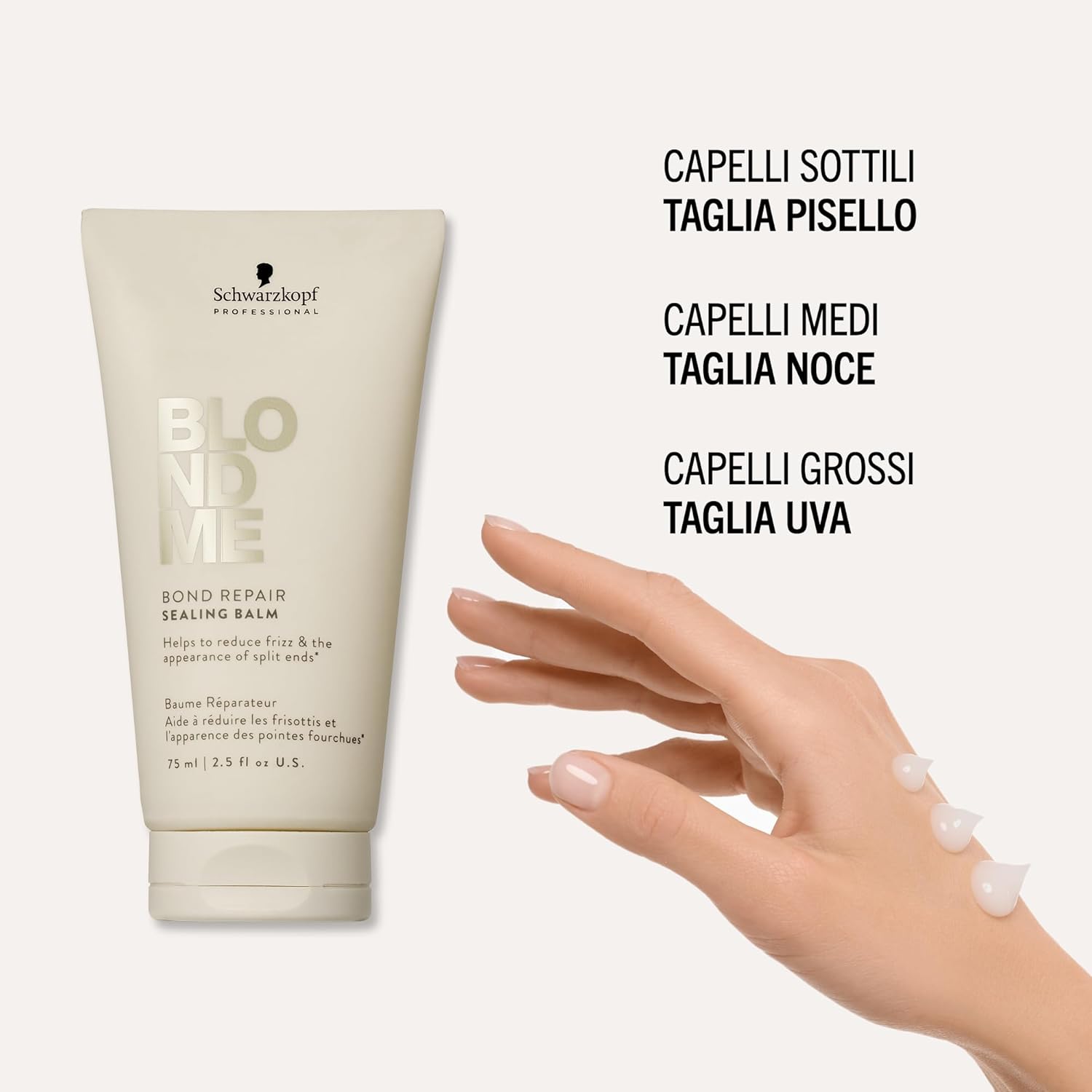 Thumbnail 5 de Schwarzkopf Professional BlondMe Bond Repair Sealing Balm – Balsamo Sigillante Riparatore, 75 ml