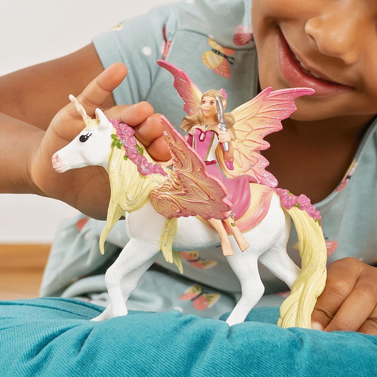 Detalle 2 de Schleich Feya Pegasus-Einhorn Spielfigur ab 5 Jahren 🦄