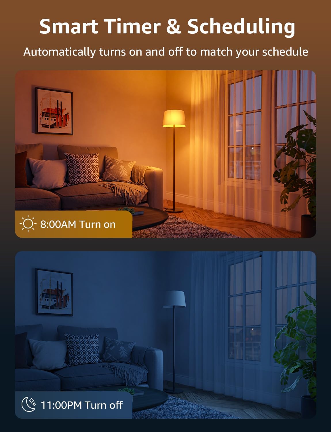 Thumbnail 6 de Lepro B22 AI Smart Bulb (B22) 12W, 1521LM, 16 million colours — schedule, timer & voice control
