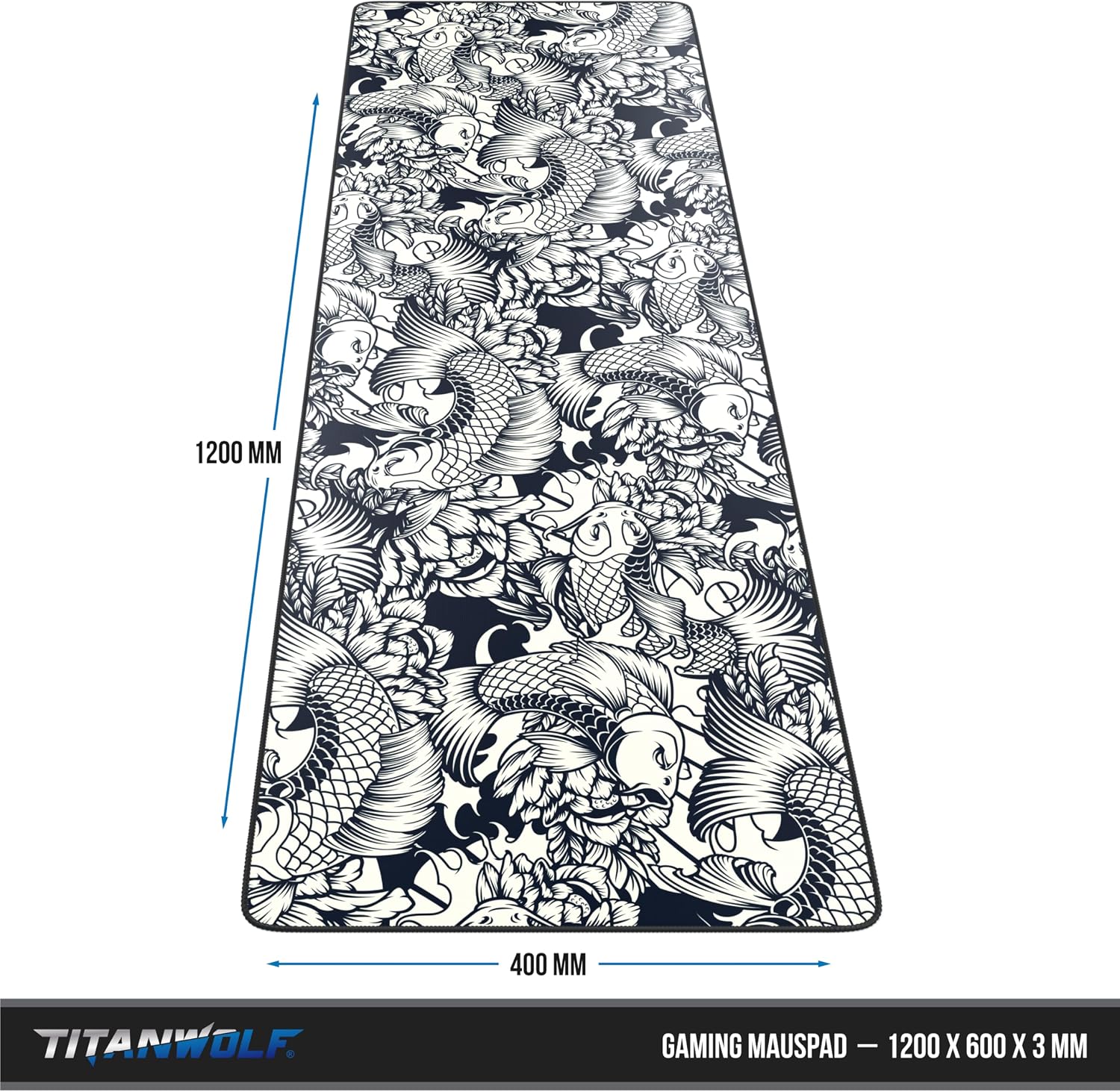Detalle 2 de Titanwolf XXXL Mauspad 1200x400 mm