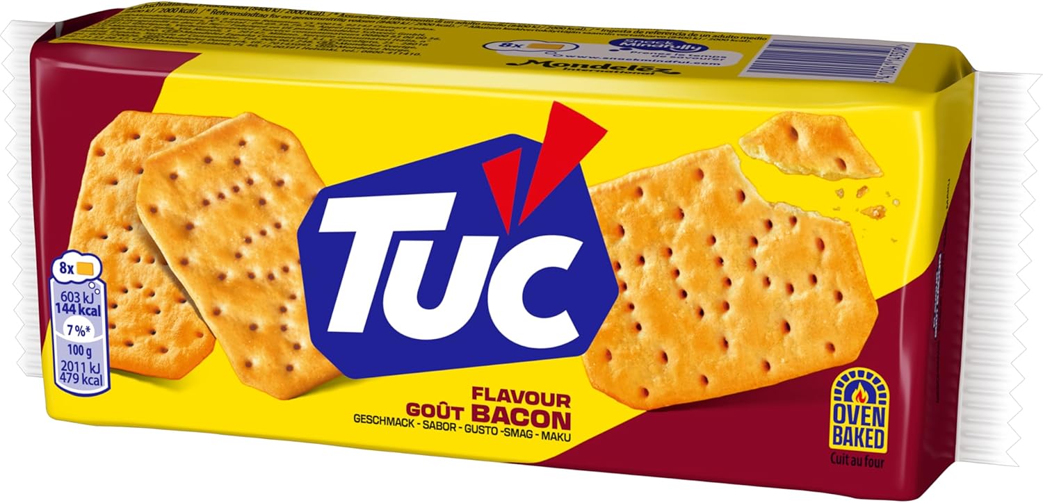 Detalle 2 de Tuc Galletas Saladas Bacon 🍪 100g