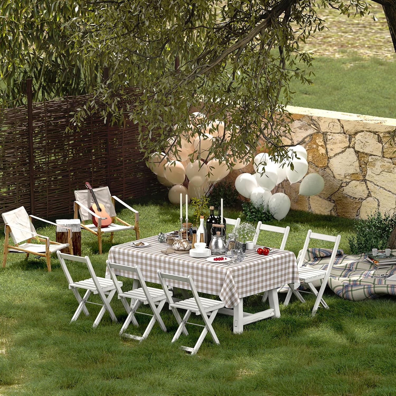 Thumbnail 5 de misaya 60" x 84" Waterproof Vinyl Tablecloth