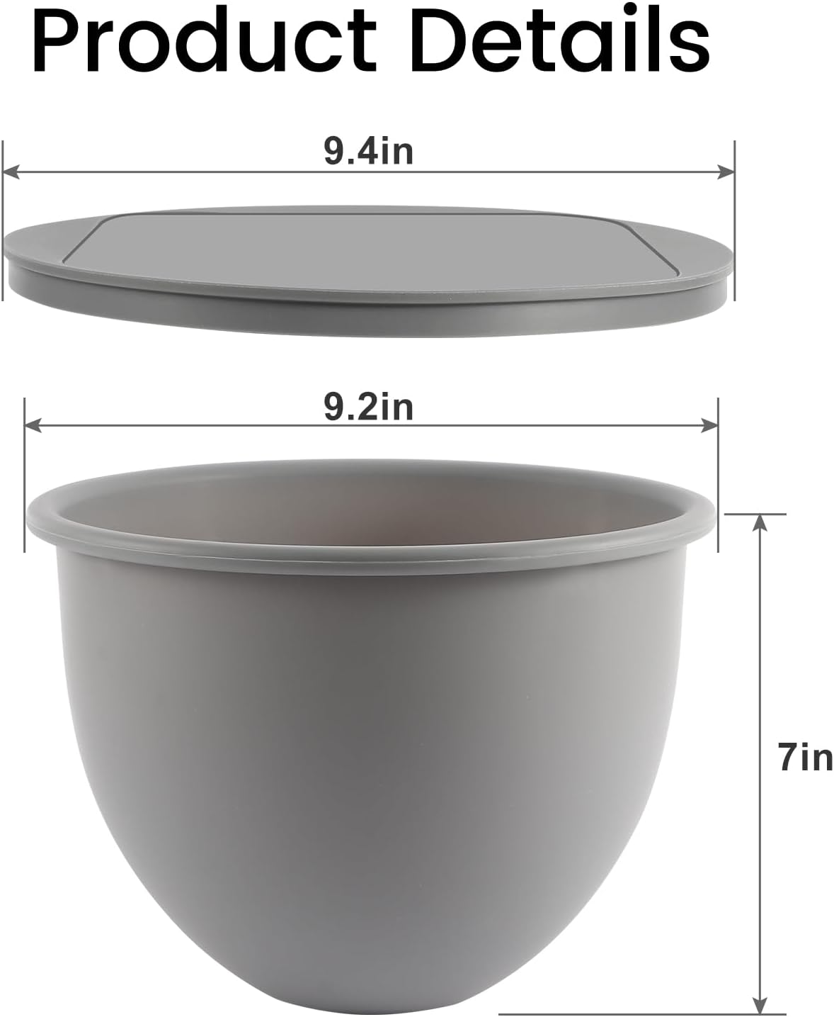 Thumbnail 3 de Silicone mixer bowl liners, 5-quart